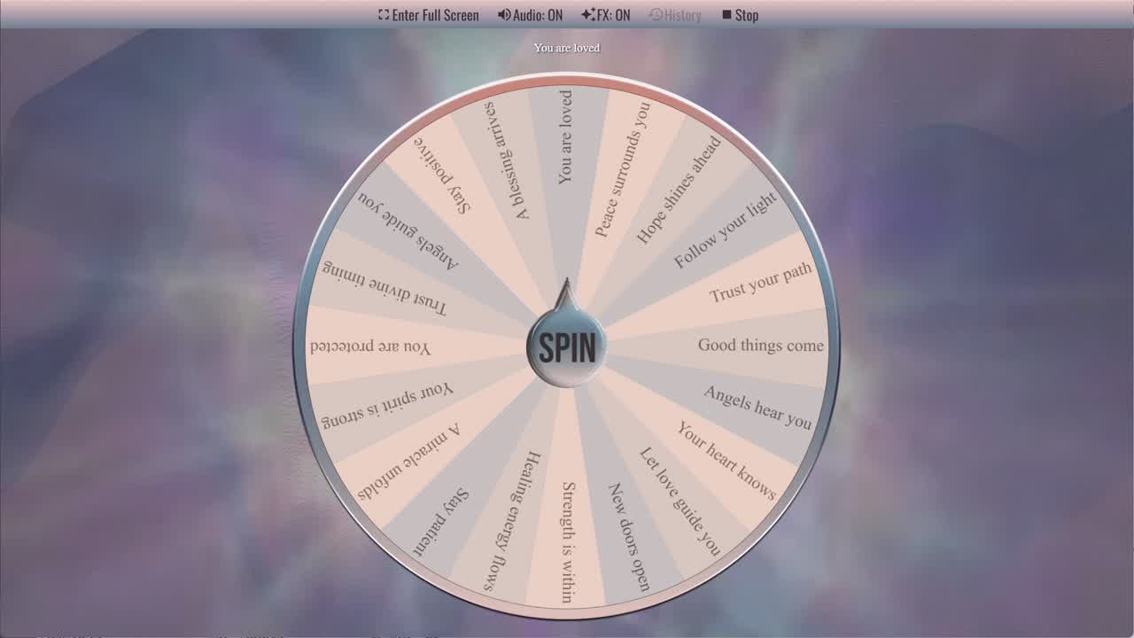 Angel Message Wheel