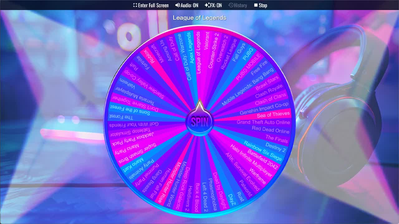 Multiplayer Game Picker Wheel