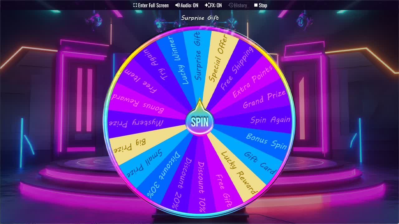 Prize Wheel Generator