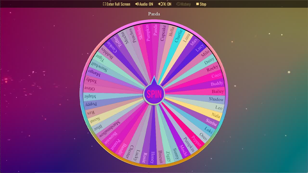 Random Pet Name Generator