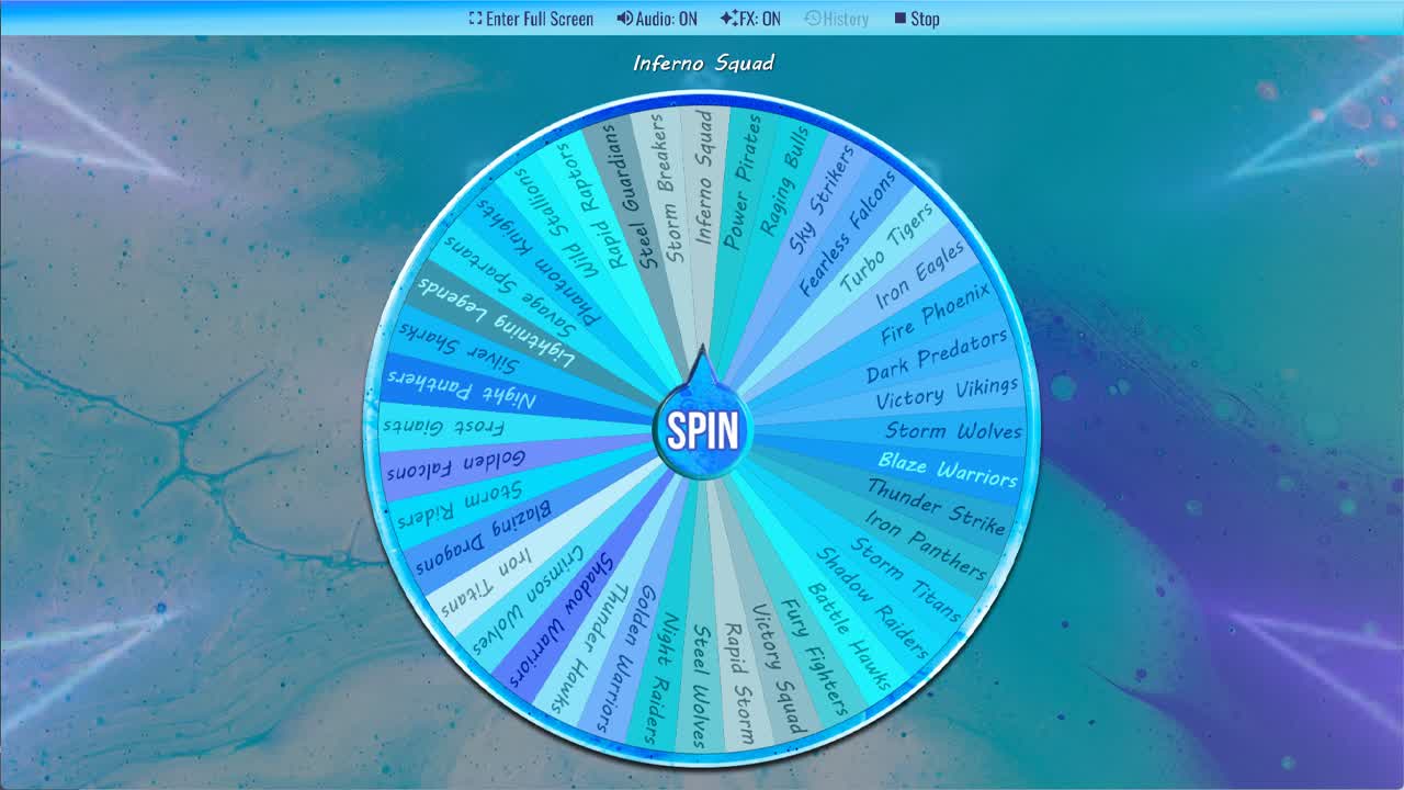 Random Team Name Generator