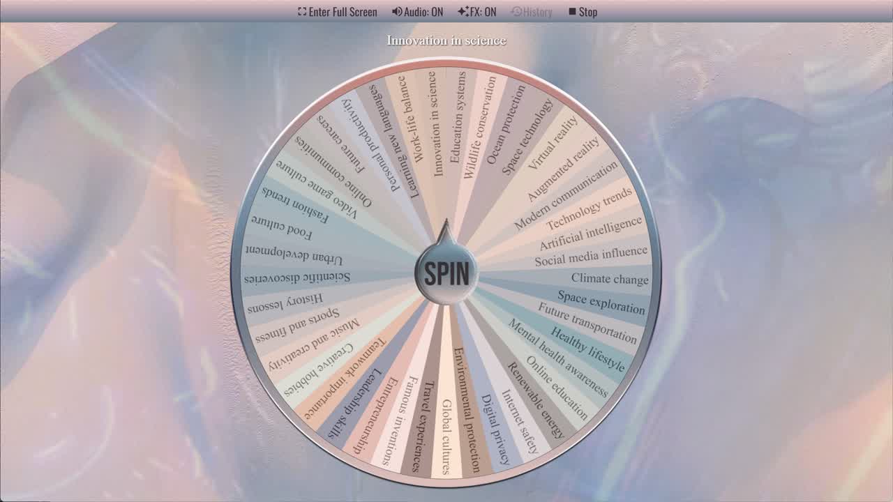 Random Topic Generator