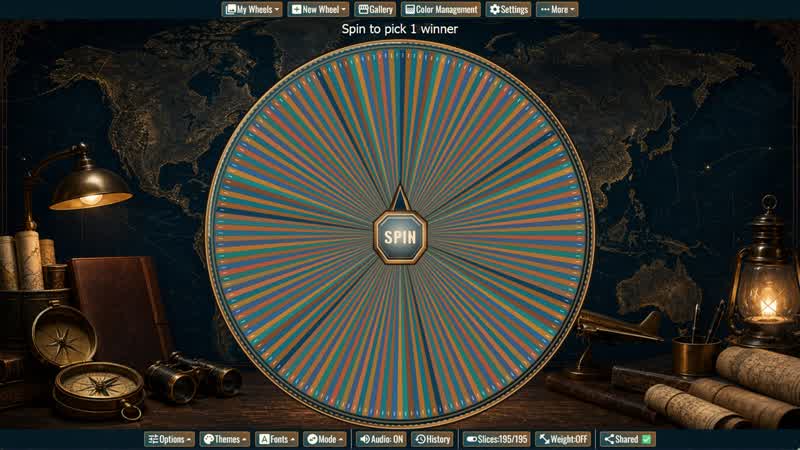 Countries of the World Wheel