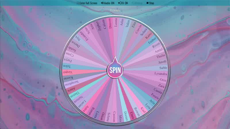 Random Character Name Generator