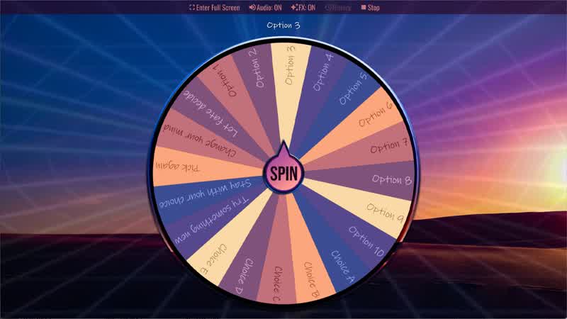 Random Choice Generator