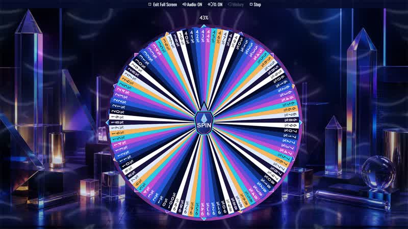 Random Percentage Generator Wheel