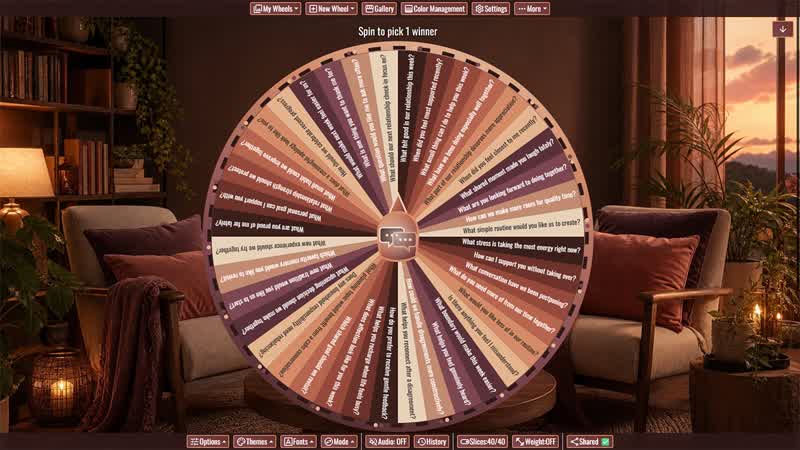Relationship Check-In Wheel
