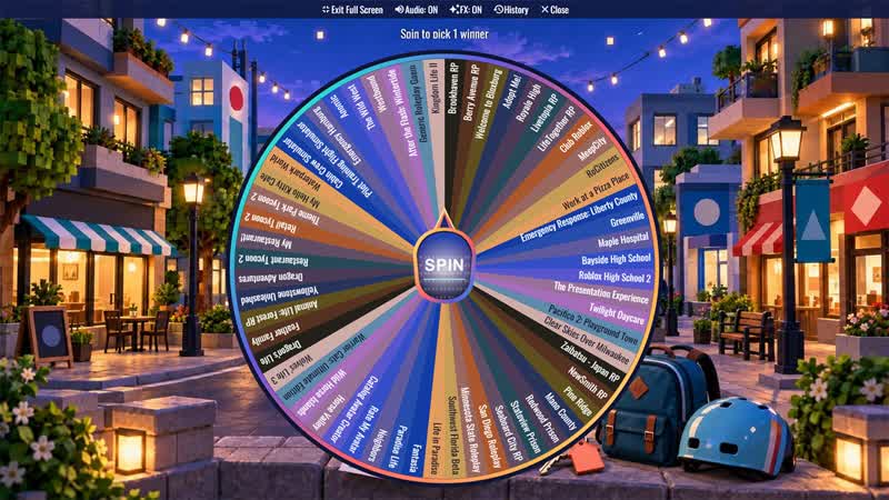 Roblox Roleplay Games Wheel