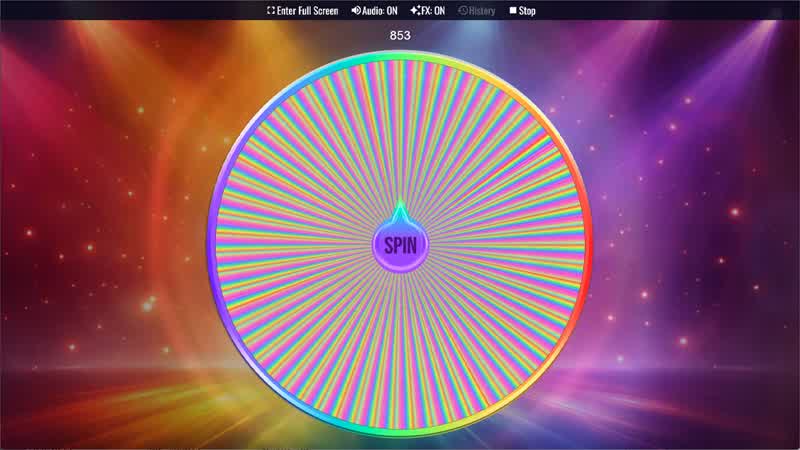 Spin the Number 1-1000