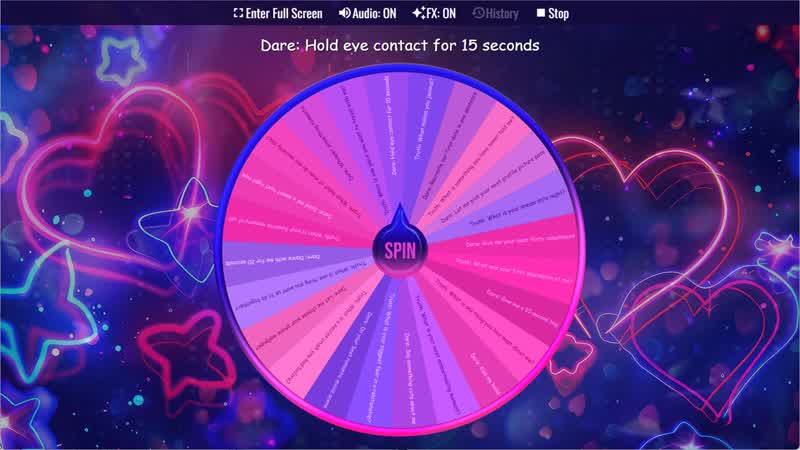 Truth or Dare Wheel for Couples