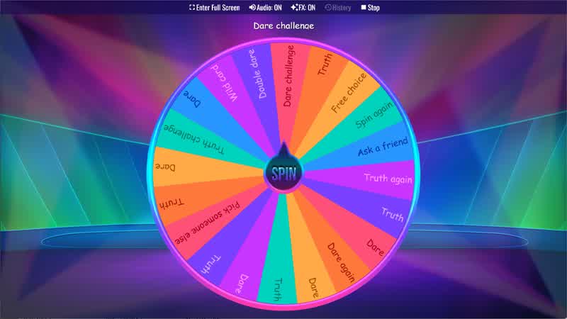 Truth or Dare Wheel
