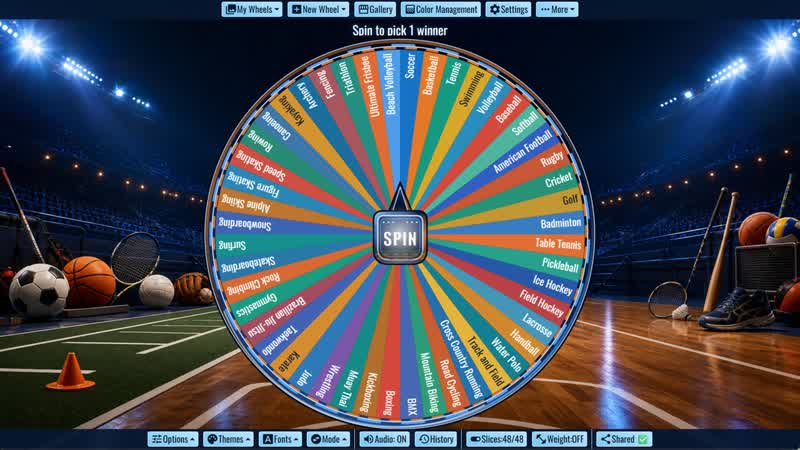 What Sport Should I Play Wheel