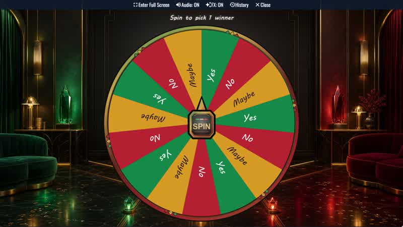 Yes, No, Maybe Classic Wheel