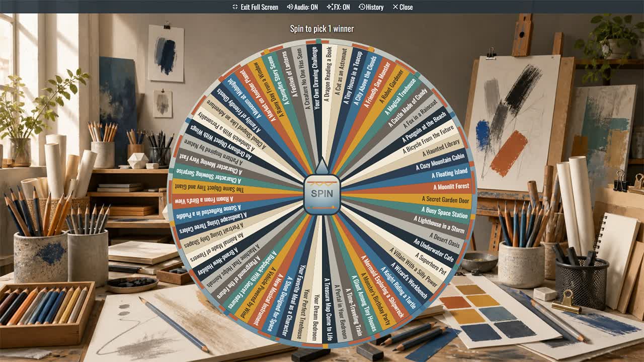 What Should I Draw Wheel
